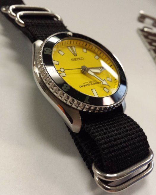 yellow dial seiko